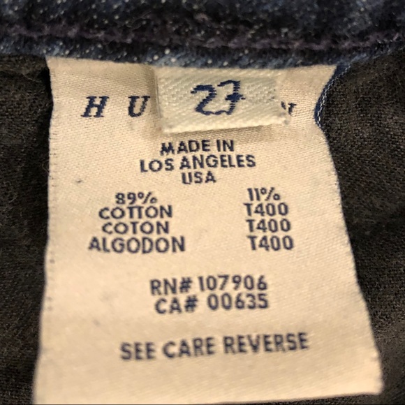 Hudson Double Button Flare Jeans - Picture 11 of 16